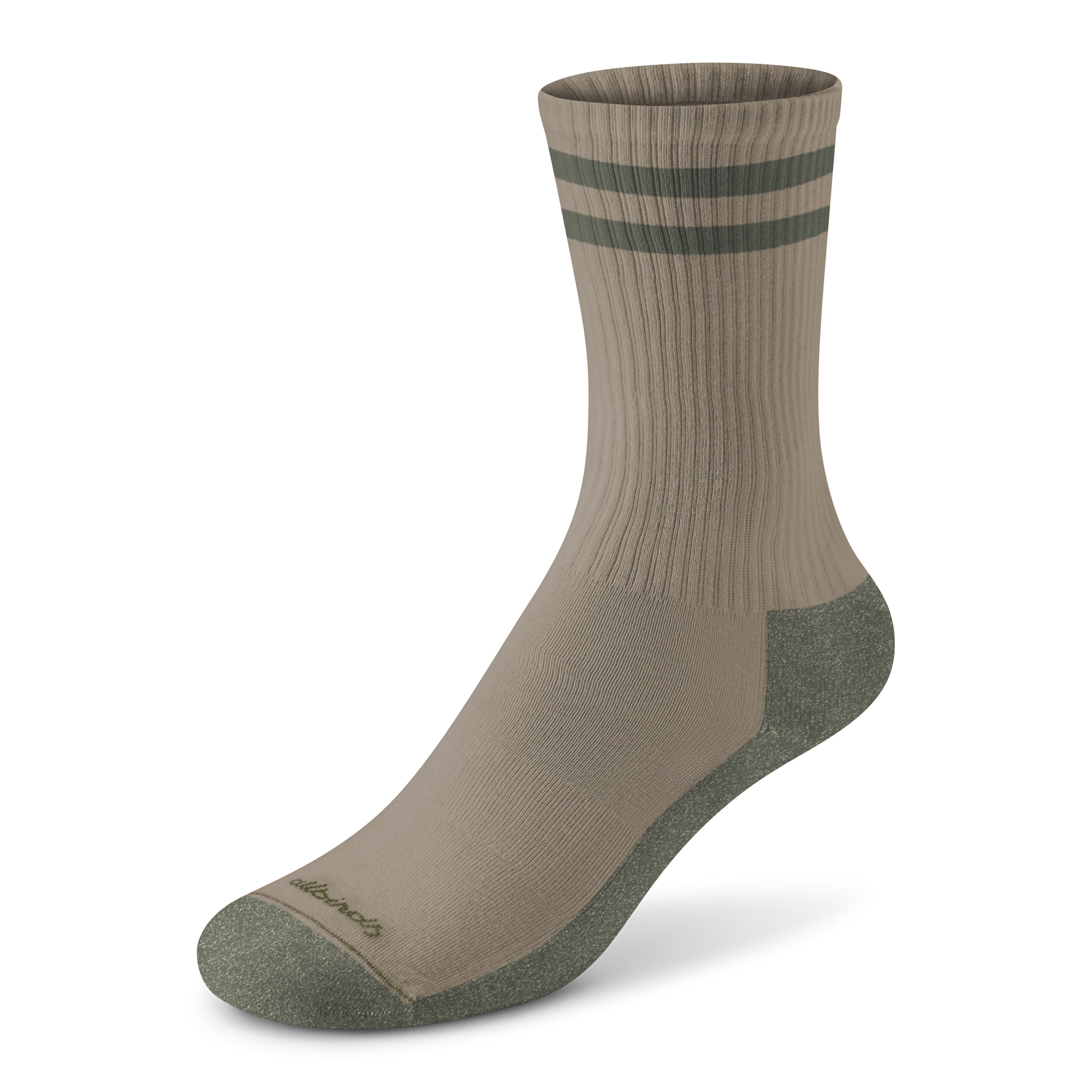 Rugged Beige/Thunder Green Stripe