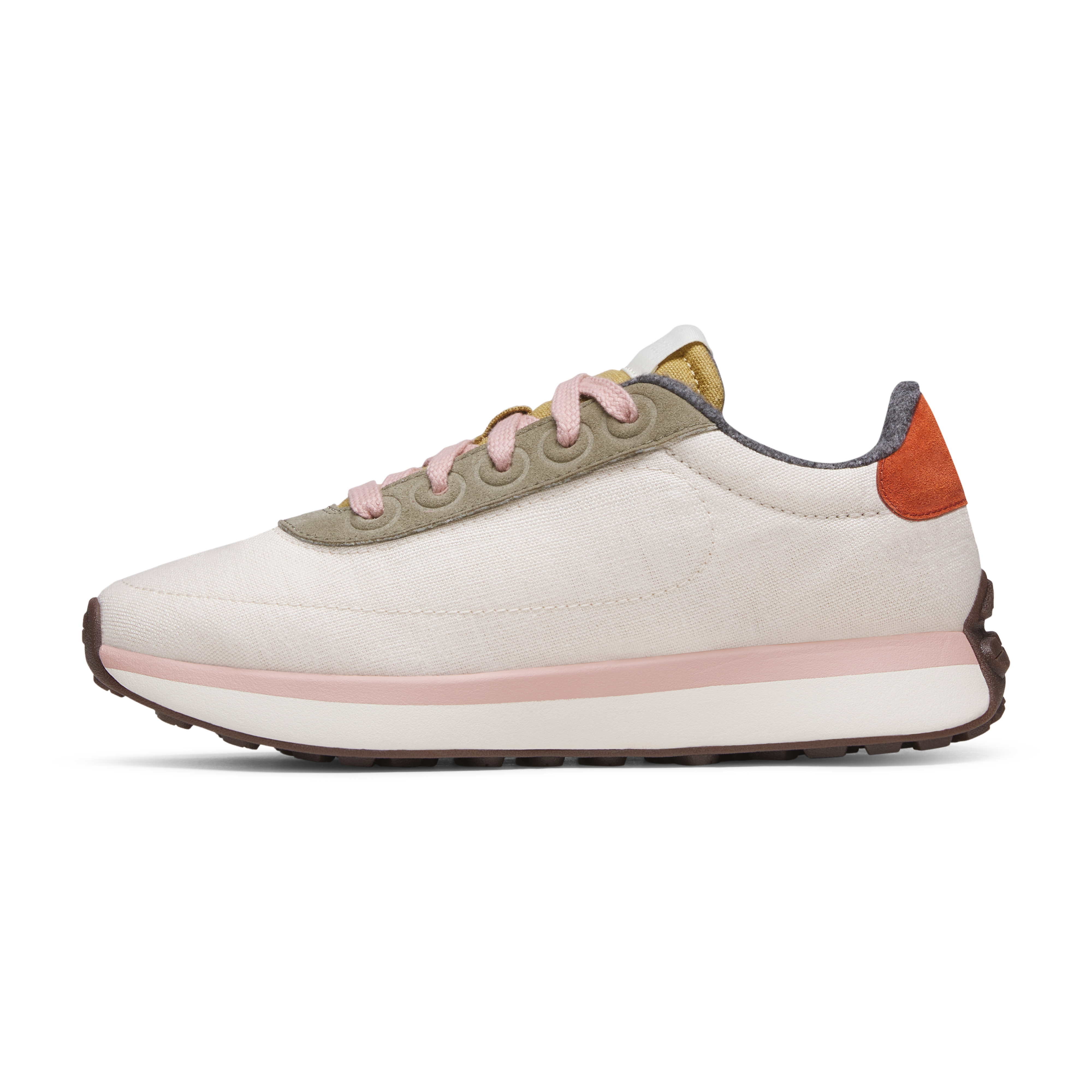 Warm White/Dusty Pink
